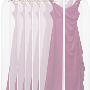 SimpleHouseware 60-Inch Translucent Garment Bags