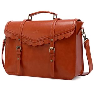 Women Fit 15.6" Leather Messenger Laptop