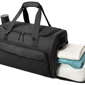 Workout Sports Duffle Bag with Wet Pocket & Shoes Compartment