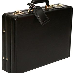 Luxury Leather Executive Case Attache Briefcase