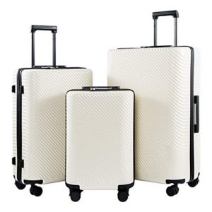 Spinner Suitcase carry on 3 Piece Sets PC+ABS