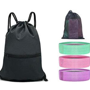 HOLYLUCK MeResistance Bands Set with Drawstring Backpack - Perfect for All Fitness Levelsn & Women Sport Gym Sack