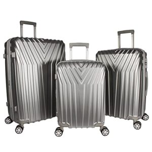 World Traveler Skyline Hardside 3-Piece Spinner Luggage Set