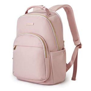 Pink Laptop Backpack fits 15.6" Travel Business