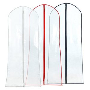 Showerproof Long Dress Gown Garment Protector Bags