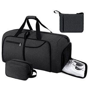 Duffel Bags for Traveling 65L Foldable Overnight Weekender