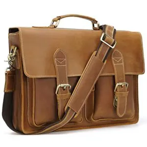 Polare Full Grain Leather Casual Briefcase