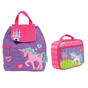 Stephen Joseph Girls Quilted Unicorn Backpack