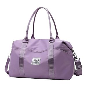 Purple Gym Travel Tote Bag