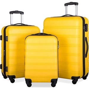 Luggage Set Expandable Hardside Lightweight Spinner Suitcase