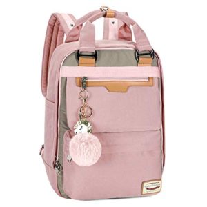 School Waterproof Pink Backpack Purse