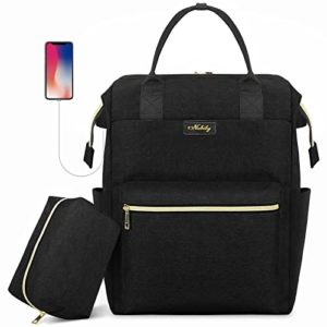 Teacher Computer Backpack with Makeup Bag