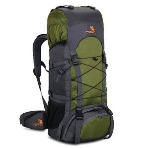 60L Internal Frame Hiking Backpack with Rain Cover