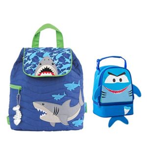 Stephen Joseph Quilted Shark Backpack