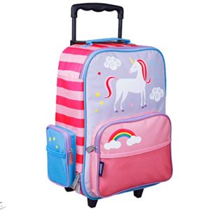 Kids Rolling Suitcase for School & Overnight Travel