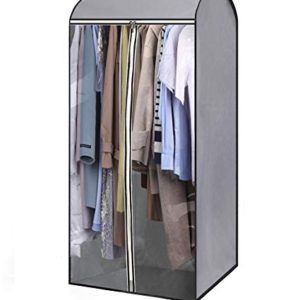 Hanging Garment Bag with Large Clear Window and 3 Zippers