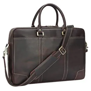 Polare Full Grain Leather 18.5'' Laptop Office Briefcase