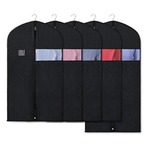 Black Garment Bags Suit Bag for Storage and Travel