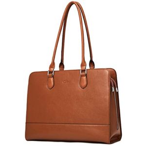 CLUCI Genuine Leather Briefcase for Women