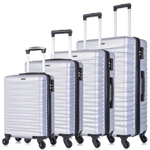 Expandable Hardshell Luggage with Spinner Wheels