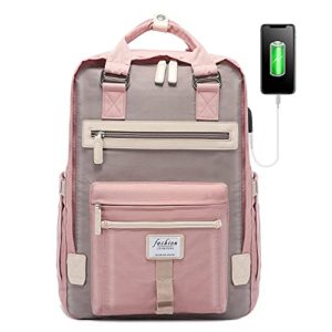 Work Backpack Women Vintage College Bookbag