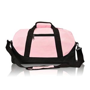 18" Medium Duffle Bag Gym Sports Duffel in Pink