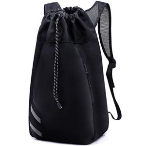 H&L Large Heavy Duty and Durable Drawstring Backpack