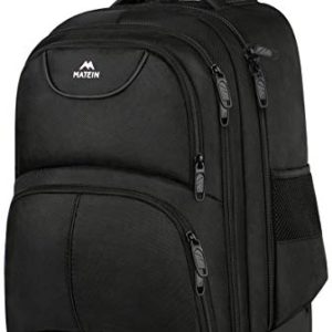MATEIN Waterproof College Wheeled Laptop Backpack for Travel