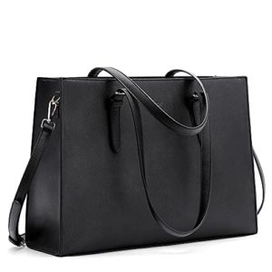 CLUCI Laptop Bag for Women Leather Briefcase