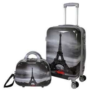 World Traveler Destination Collection 2-Piece Carry-On Luggage Set