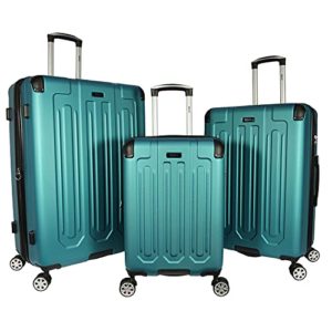 Dejuno Tutin 3-Piece Hardside Spinner Luggage Set