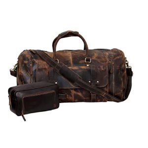 Weekend Large leather Travel Bag Duffel