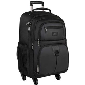 4 Wheels Laptop Backpack for Women Men