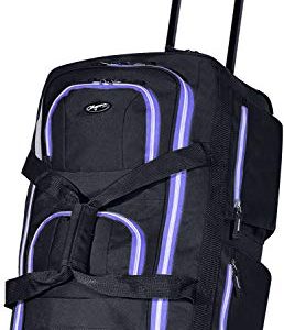 Olympia 8 Pocket Rolling Duffel Bag