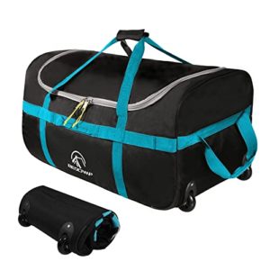 REDCAMP 85L Foldable Duffle Bag with Wheels 26"