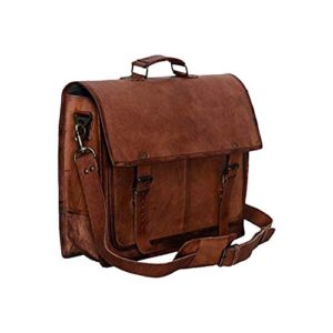 KPL leather Briefcase laptop messenger bag
