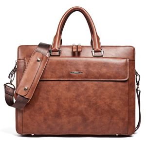Women Briefcase Laptop Handbag Vintage Slim Large Shoulder