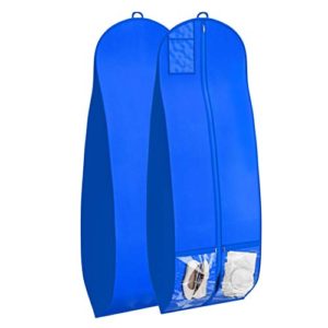 Dress Garment Bag with Shoe Pockets and Handle Durable