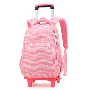 Girls Rolling Backpack Kids'Carry-On Luggage