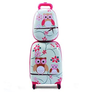 Travel Backpack & 16” Hard Shell Toddler Suitcase