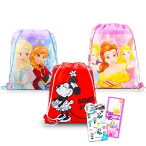 Disney Princess Drawstring Bag Travel Bag Set