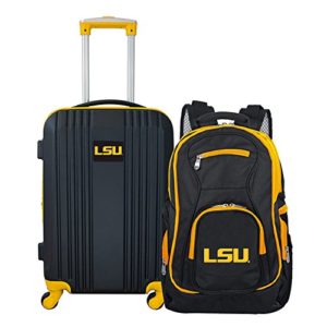 Denco NCAA LSU Tigers 2-Piece Luggage Set