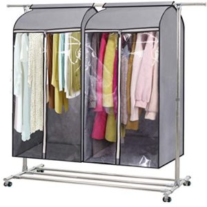 Hanging Garment Bags for Storage Well with Large Clear Window