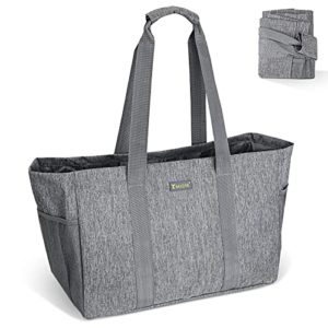 Winter Gray Foldable Reusable Storage Bag