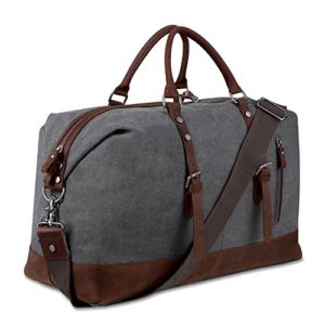 Travel Duffel Genuine Leather for Men and Women