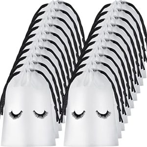 White Travel Bag Portable Eyelash Makeup Bag