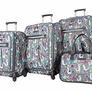 Lily Bloom Luggage Set 4 Piece Suitcase Collection