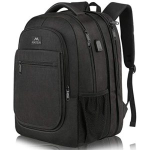 Expandable Laptop Backpack with USB Charging Port