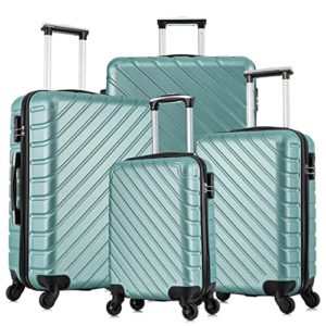 Carry on Luggage with Spinner Wheels ABS Travel