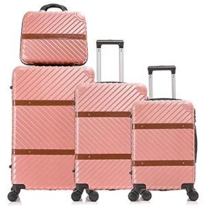 Four Piece Luggage Sets with Spinner Wheels